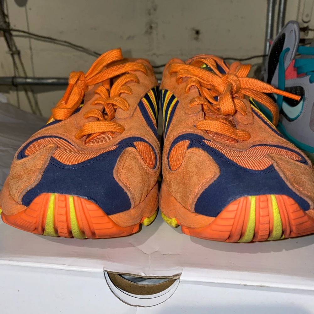 Orange Adidas Yung 1